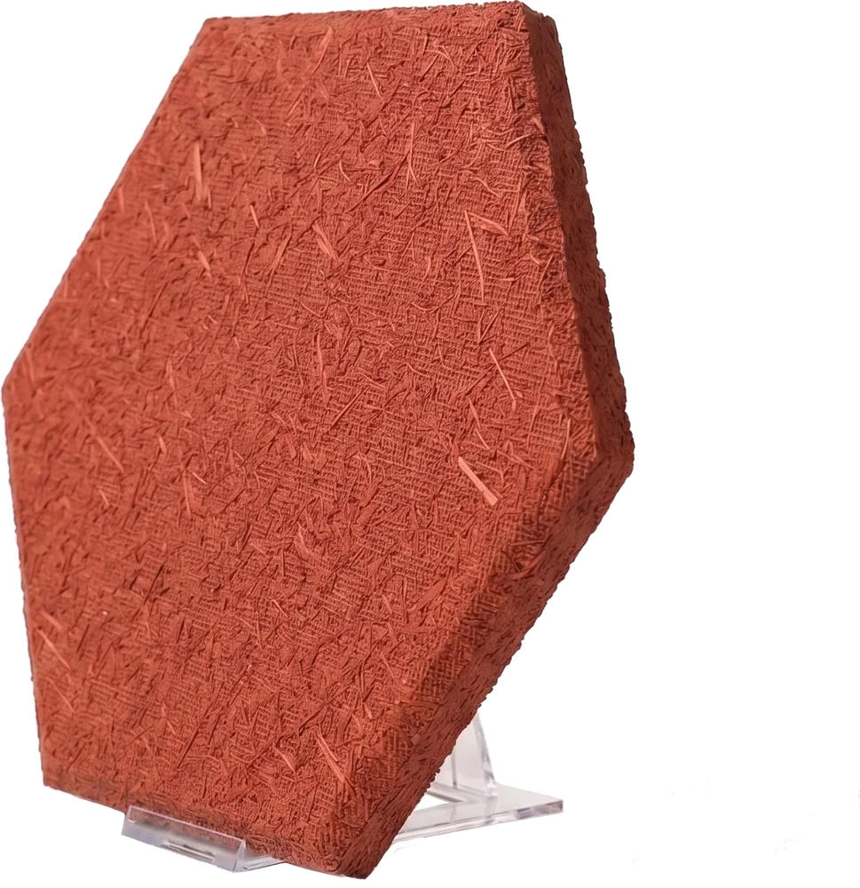 A hexagonal EcoMur panel